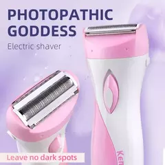 Kemei-3018 Women Shaver Wool Device Knife Electric Shaver Depilador De Lã Para Lady Shaver Female Care KM-3018 - comprar online