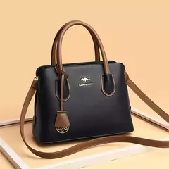 Sacos Crossbody de couro de qualidade para mulheres Sacola de grande capacidade 2 camadas Bolsas de luxo Sacos de grife 2024 - comprar online