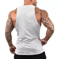 Imagem do Quick Dry malha ginásio t-shirt dos homens, colete muscular respirável, moletom de jogging, Indoor Exercício, Fitness, ao ar livre