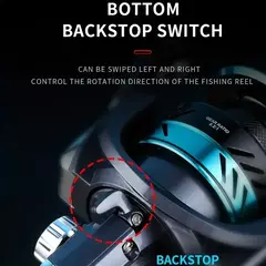 Gls ultraleve série 1000 ~ 7000, relação de engrenagem 5.2:1, arrasto máximo de 15kg, carretel de metal cnc, carretel de pesca giratório, para água doce e salgada - Wolf Magazine