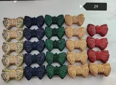 Imagem do Mais novo strass verde/preto bolsa de embreagem arco luxo diamante feminino vermelho noite embraiagens sacos casamento nupcial saco pedras bolsas
