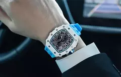 Tsar bomba tonneau relógios masculinos cristal de safira relógio de pulso vermelho à prova dwaterproof água cronógrafo data luxo presente natal para homem na internet