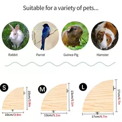 Papagaio pássaro madeira poleiro suporte plataforma retângulo em forma de leque prateleira suporte placa periquito hamster gerbil rato gaiola gaiola suprimentos - comprar online