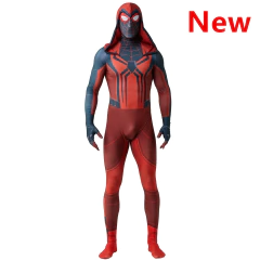 Imagem do Fantasia de homem-aranha de luxo para adultos fantasia de super-herói para homens fantasia de Halloween masculina