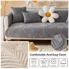 Capa de assento de sofá antiderrapante, Toalha de sofá universal, Capas de almofada de luxo, Capa ampla, Proteção moderna e simples na internet