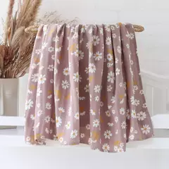 Portátil de bambu algodão Swaddle cobertor define para recém-nascidos, berço cobertor, macio, leopardo impressão, viagens, bebês - comprar online