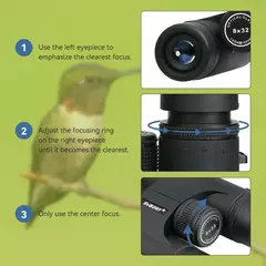 Imagem do Svbony f9333a/f9333b binóculos 10x42/8x32 telescópio poderoso profissional hd equipamento de acampamento de longo alcance para viagens suv