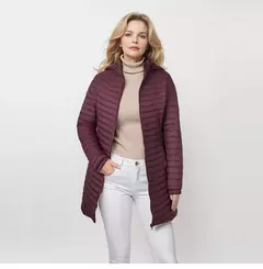 SANTELON-Casaco Longo Embalável Puffer Feminino, Capuz Destacável, Peso Leve, Quente, Solto, Outwear Sólido, Tamanho Asiático na internet