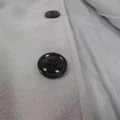 Jaqueta de lã de lapela de peito único masculina, monocromática, casual, casacos primavera e inverno, streetwear masculino - loja online