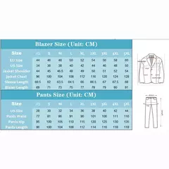 Ternos casuais slim fit masculinos para casamento, lapela de pico, smoking masculino do noivo, traje masculino, 2 peças - loja online