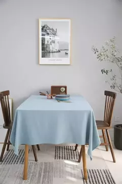 Toalha de mesa monocromática, 100% algodão, toalhas retangulares, monocromática, cor pura, chuveiro de bebê, cozinha, festa, decoração do casamento - comprar online