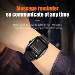 COLMI-P76 Smartwatch militar ao ar livre para homens, 1,96 ", chamada Bluetooth, 3ATM, IP68 impermeável, esportes fitness relógios - loja online