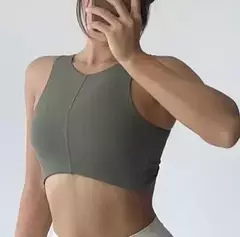 Sutiã esportivo anti-flacidez para mulheres, sutiã de ginástica à prova de choque, roupas íntimas de corrida e ioga, regata, fitness e treinamento, 2024