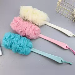 Escova traseira do punho longo para adultos, purificadores do corpo, escova do corpo do chuveiro, esponjas macias da malha, escovas do chuveiro do banho, acessórios do banho
