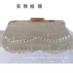 Saco De Embreagem De Diamante Para Senhoras, Saco De Noite, Banquete De Casamento, Saco De Vestido De Noiva, Moda De Luxo - loja online