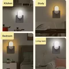 Lâmpada de cabeceira LED Mini Night Light, EU, EUA Plug, Proteção para os olhos, Uso para Quarto, Sala de estar, Alimentação do bebê - loja online