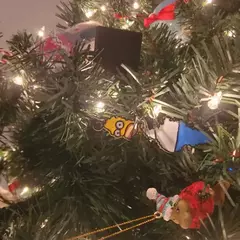 Imagem do Simpsons decoração de árvore de natal anime pingente de madeira árvore de natal pendurado ornamento para decorações de casa crianças presente de ano novo brinquedos