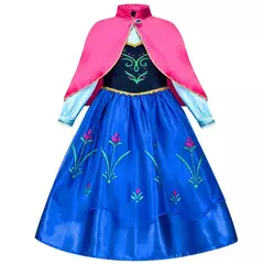 Elsa anna vestidos de princesa meninas malha lantejoulas vestido crianças cosplay neve rainha trajes halloween carnaval festa aniversário vestidos - loja online