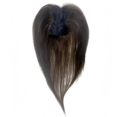 Nenhum clipes de cabelo humano franja francesa gancho e laço pasta mágica toppers para mulheres fácil de usar adesivos de costura remendos de cabelo extensão - comprar online