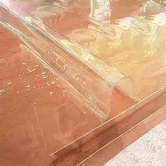 Toalha De Mesa De PVC Transparente Com Espessura, Resistente Ao Calor, Impermeável, Resistente A Óleo, Esteira De Mesa De Jantar, 1Pc - comprar online