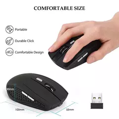 Mouse sem fio Mouse silencioso 2.4G portátil móvel Optical Office Mouse DPI níveis ajustáveis para Notebook PC Laptop MacBook na internet