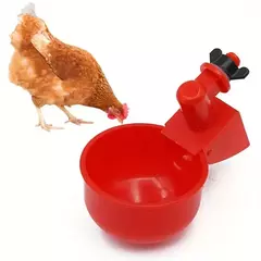 Bacia bebendo da galinha automática, distribuidor da água, codorna, aves domésticas, pato e pombo, escala livre na internet