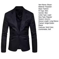 Blazer de retalhos casual masculino, ternos masculinos, jaqueta de um botão slim fit, nova moda, M-XXXL