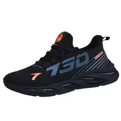 Tênis casual de slip-on masculino, tênis de corrida respirável, caminhada e treinamento ao ar livre, tênis na moda - Wolf Magazine