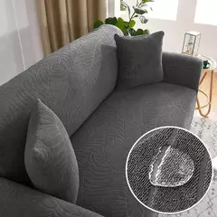 Imagem do Grosso Jacquard Sofá Covers, L Shaped Sofá Capa, Banco Protector, 1, 2, 3, 4 Assentos