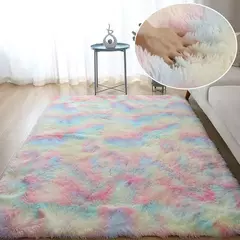 Tapete cinzento para sala de estar tapete de pelúcia cama quarto piso tapetes macios anti-deslizamento decoração da casa tapetes de veludo macio cobertor do quarto dos miúdos na internet