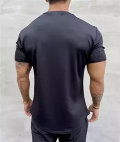 Imagem do Camiseta de manga curta musculação masculina, Ginásio Camiseta, Algodão Fitness, Tees de treinamento, T-shirt do músculo, Roupa masculina, Moda verão, 2022