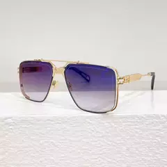 THE DAWN-Óculos De Sol De Luxo Masculino, Liga Marrom Dourada Preta, Design de Marca, Alta Qualidade, Moda Clássica, Pontes Duplas, UV400 - comprar online