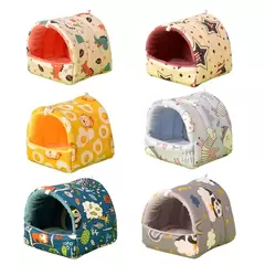 Furões Inverno Cama Dormir Casa Escondida Ouriços Gaiola Decoração Habitat 090C