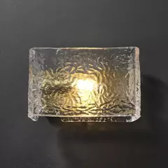 Luxo Lâmpada De Parede Com Onda De Água Padrão, Todo O Cobre, Sala De Estar Fundo, Quarto, Cabeceira, Hotel, Salão, Corredor - Wolf Magazine