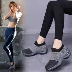 Sapatilhas antiderrapantes ortopédicas para mulheres, sapatos de plataforma casuais para senhoras, tênis resistentes ao desgaste, tênis versáteis - comprar online