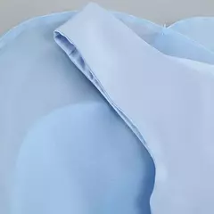 Vestido de ombro oblíquo branco para mulheres, vestido decorativo de flores, vestido de casamento, vestido de um passo, novo estilo, verão - loja online