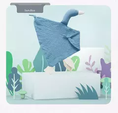 Bebê Segurança Cobertor Macio Algodão Musselina Consolador para Recém-nascido Infantil Dormir Snuggle Toy Stuffed Animal Acalme Appease Toalha - Wolf Magazine