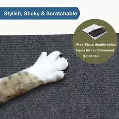 Auto-adesivo tapete gatos placa de risco parede anti gato risco sofá diy gatos placa de risco sofá proteção patas afiar aparável na internet