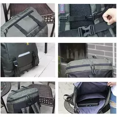 Mochila ao ar livre para homens e mulheres, mochila de viagem, esportes, camping, caminhadas, mochila escolar, mochila para homens e mulheres, 80L, 50L