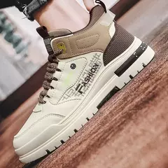 Tênis casual vulcanizado masculino, sola macia, tênis esportivo para caminhada, ao ar livre, masculino, outono - comprar online