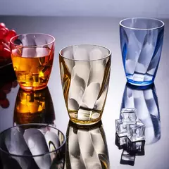 Óculos de plástico inquebráveis, copos de água, reutilizáveis, suco de frutas cerveja Champagne Cup for Bar, inquebrável, 390ml - comprar online