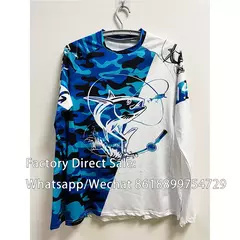 Manga Longa dos homens Proteção UV Crewneck Camisa, Tops De Pesca, Roupas Esportivas, Camisa Estampada, Estampa Humana - Wolf Magazine