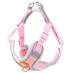 Conjunto de coleira para cães, coleira reflexiva ajustável, coleira para cães pequenos e médios, acessórios para cachorros, buldogue francês