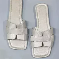 Sandálias femininas de praia ao ar livre, chinelos femininos, slides de design de marca, sapatos de luxo, verão, tendência, tamanho grande, 43, 2024 - loja online