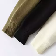 Carta de contraste impressão camisola pulôver tripulação pescoço sweter masculino coreano camisola designer moda malha pulôver camisola noel kazak