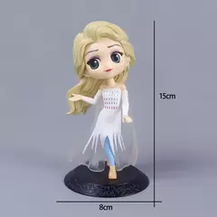 15cm disney q posket rainha congelada princesa aisha anna figura gk modelo brinquedos bolo ornamento bonecas presentes decoração de casa presentes de natal - comprar online