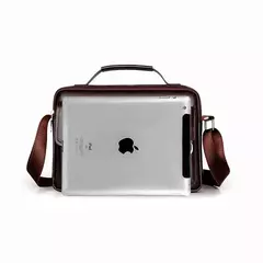 Bolsa de ombro de grande capacidade bolsa de mensageiro masculina de couro business commuter bolsa impermeável resistente ao desgaste pode ser armazenada - loja online
