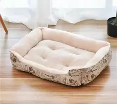 Ninho macio de algodão lavável para animais de estimação, cama de osso quente, cestas, canil, produtos para a casa, pequeno, médio, grande, cachorro, gato na internet