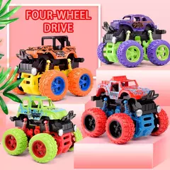 Puxe o carro de brinquedo para crianças, rotação inercial, tração nas quatro rodas, veículo off-road, SUV Racing Power, presente do carro