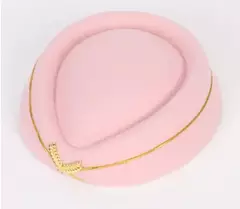 Chapéu de aeromoça para senhoras, boina, recepção, chapéu do desempenho do estágio, boina britânica, tarola tambor B - comprar online